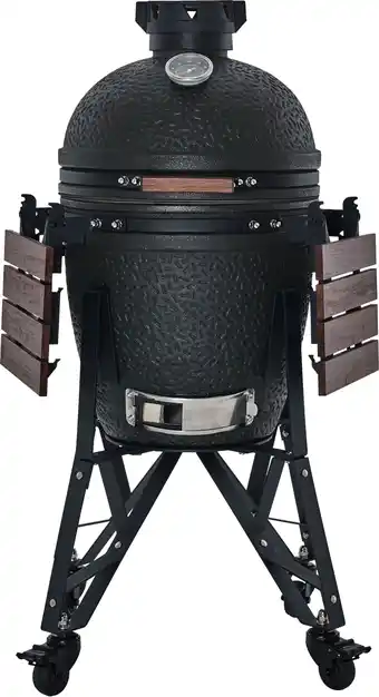 Intratuin The bastard kamado barbecue urban medium compleet 2022 69 x 118 x 123 cm aanbieding