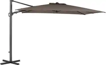 Intratuin Intratuin zweefparasol bay obravia grijs / taupe 50+uv 300 x 300 x 251 cm aanbieding