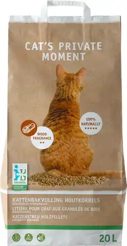 Intratuin Intratuin kattenbakvulling houtkorrels 20 l aanbieding