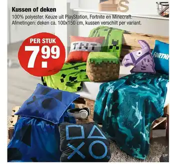 ALDI Kussen Of Deken aanbieding