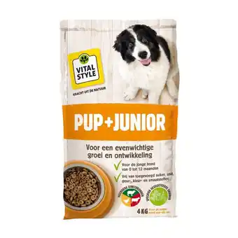 Welkoop Vitalstyle junior - hondenvoer - 4 kg aanbieding