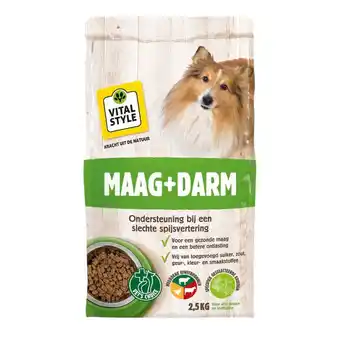 Welkoop Vitalstyle maag + darm - hondenvoer - 2,5 kg aanbieding