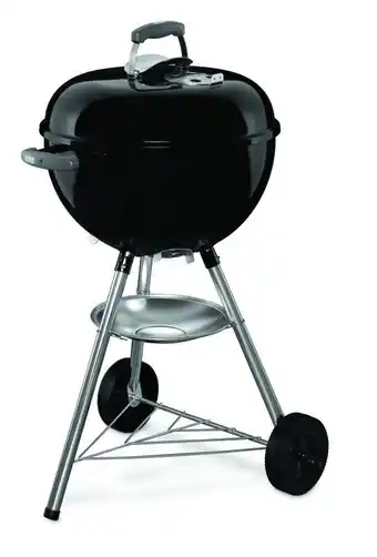 Welkoop Weber - bar-b-kettle black - houtskoolbarbecue - zwart - ø47 cm aanbieding