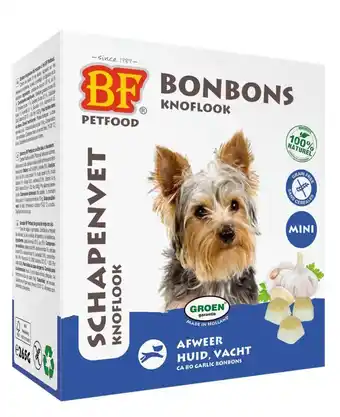 Welkoop Biofood schapenvet bonbons - hondensnack - knoflook - xs - 80 stuks aanbieding