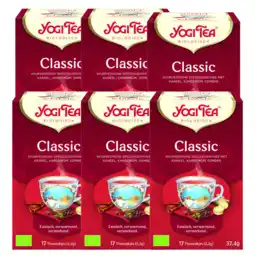 De Online Drogist Yogi tea classic voordeelverpakking 6x17st aanbieding