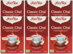 De Online Drogist Yogi tea classic voordeelverpakking 6x17st aanbieding
