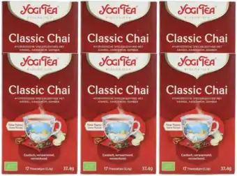 De Online Drogist Yogi tea classic voordeelverpakking 6x17st aanbieding