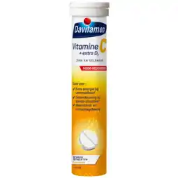 De Online Drogist Davitamon vitamine c + extra d3 bruistabletten 15tb aanbieding
