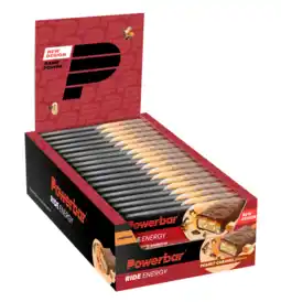 De Online Drogist Powerbar ride energy bar peanut caramel voordeelverpakking 18x55gr aanbieding