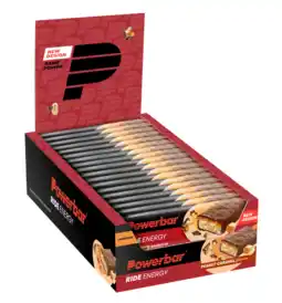 De Online Drogist Powerbar ride energy bar peanut caramel voordeelverpakking 18x55gr aanbieding