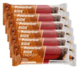 De Online Drogist Powerbar ride energy bar peanut caramel voordeelverpakking 6x55gr aanbieding