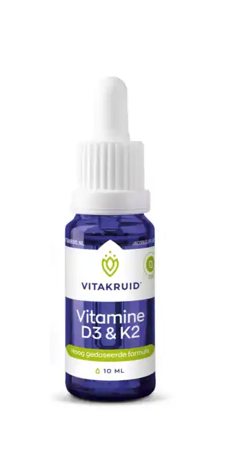 De Online Drogist Vitakruid vitamine d3 & k2 druppels 10ml aanbieding