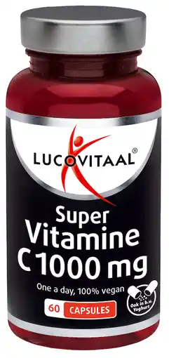 De Online Drogist Lucovitaal super vitamine c 1000mg capsules 60cp aanbieding