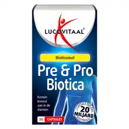 De Online Drogist Lucovitaal pre & probiotica capsules 30cp aanbieding