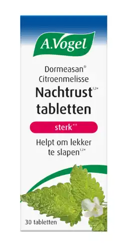 De Online Drogist A.vogel dormeasan citroenmelisse nachtrust tabletten sterk** 30st aanbieding