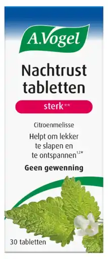 De Online Drogist A.vogel dormeasan citroenmelisse nachtrust tabletten sterk** 30st aanbieding