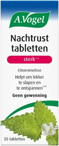De Online Drogist A.vogel dormeasan citroenmelisse nachtrust tabletten sterk** 30st aanbieding