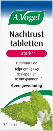 De Online Drogist A.vogel dormeasan citroenmelisse nachtrust tabletten sterk** 30st aanbieding