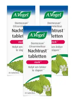 De Online Drogist A.vogel dormeasan citroenmelisse sterk** tabletten multiverpakking 3x30st aanbieding