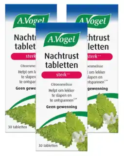 De Online Drogist A.vogel dormeasan citroenmelisse sterk** tabletten multiverpakking 3x30st aanbieding