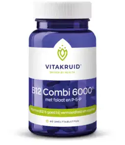 De Online Drogist Vitakruid b12 combi 6000mcg smelttabletten 60tb aanbieding