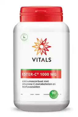 De Online Drogist Vitals ester-c 1000mg tabletten 90tb aanbieding