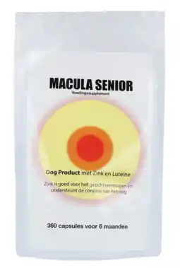 De Online Drogist Sanmed macula senior capsules halfjaarverpakking 360cp aanbieding