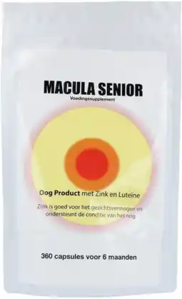 De Online Drogist Sanmed macula senior capsules halfjaarverpakking 360cp aanbieding