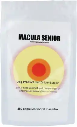 De Online Drogist Sanmed macula senior capsules halfjaarverpakking 360cp aanbieding