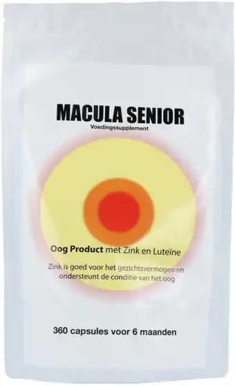 De Online Drogist Sanmed macula senior capsules halfjaarverpakking 360cp aanbieding