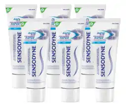 De Online Drogist Sensodyne rapid relief tandpasta multiverpakking 6x75ml aanbieding