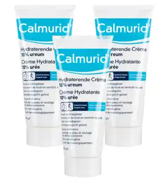 De Online Drogist Calmurid hydraterende crème 10% ureum - multiverpakking 3x100gr aanbieding