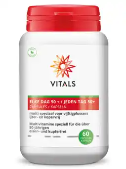 De Online Drogist Vitals elke dag 50+ capsules 60cp aanbieding