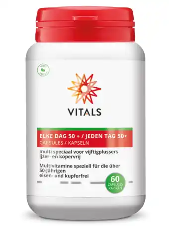 De Online Drogist Vitals elke dag 50+ capsules 60cp aanbieding