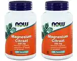 De Online Drogist Now magnesium citraat 200mg duo tabletten 2x100st aanbieding