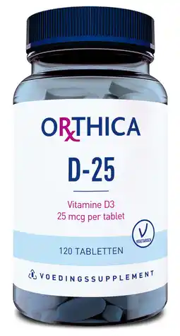 De Online Drogist Orthica d-25 tabletten 120tb aanbieding