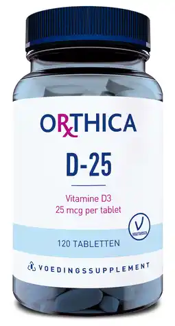 De Online Drogist Orthica d-25 tabletten 120tb aanbieding