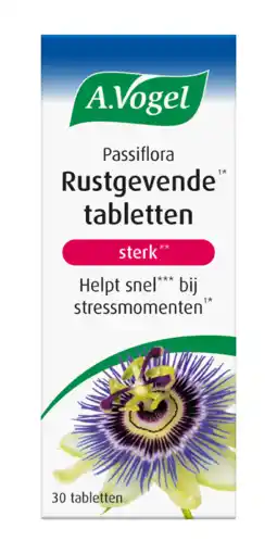 De Online Drogist A.vogel passiflora rustgevende* sterk** tabletten 30st aanbieding