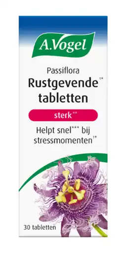 De Online Drogist A.vogel passiflora rustgevende* sterk** tabletten 30st aanbieding