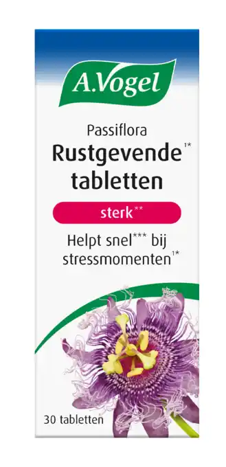 De Online Drogist A.vogel passiflora rustgevende* sterk** tabletten 30st aanbieding
