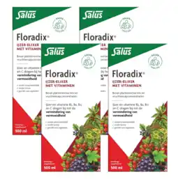 De Online Drogist Salus elixer floradix 4x500ml aanbieding