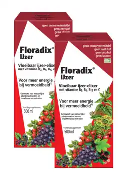 De Online Drogist Salus elixer floradix - duoverpakking 2x500ml aanbieding