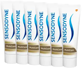 De Online Drogist Sensodyne multicare tandpasta multiverpakking 6x75ml aanbieding