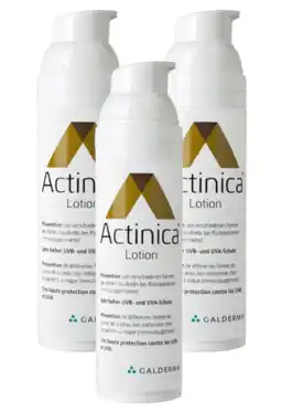 De Online Drogist Actinica lotion spf50+ trio-verpakking 3x80gr aanbieding