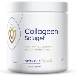 De Online Drogist Vitakruid collageen solugel® poeder 250gr aanbieding