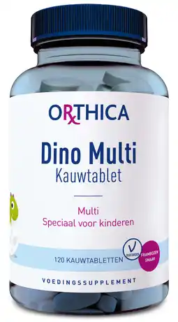 De Online Drogist Orthica dino multivitaminen kauwtabletten 120ktb aanbieding
