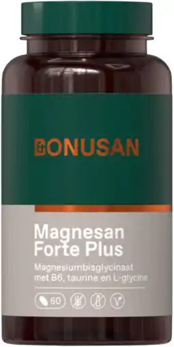 De Online Drogist Bonusan magnesan forte plus tabletten 60tb aanbieding