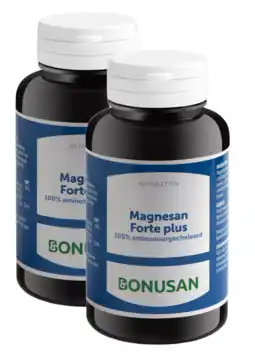 De Online Drogist Bonusan magnesan forte plus tabletten duoverpakking 2x60tb aanbieding