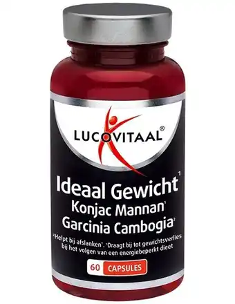De Online Drogist Lucovitaal ideaal gewicht konjac mannan garcinia cambogia 60cp aanbieding