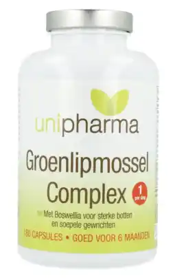 De Online Drogist Unipharma groenlipmossel complex capsules 180cp aanbieding